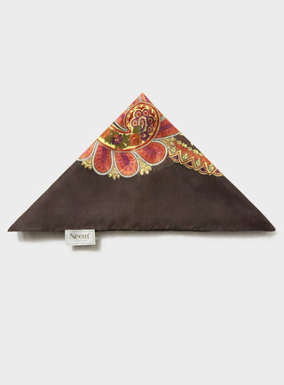 Tencel Flamboyant Orange Paisley Scarf by neem london for inclusive style