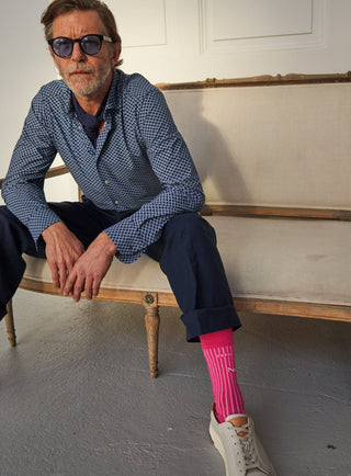 sustainable menswear comfort best tshirt navy square mens navy overshirt mens pink socks