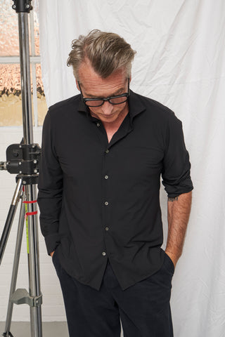 wrinkle free shirt black shirt 