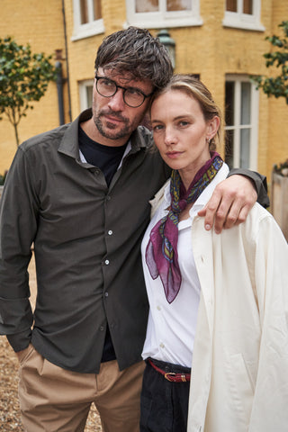 Men's sustainable white shirt UK