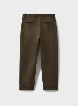 Sustainable men's Organic Cotton Green Trouser UK