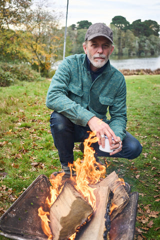 mens flannel green overshirt jacket