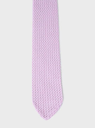 Men's 100% cotton knitted tie 
