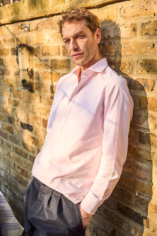 Men's sustainable Oxford popover shirt 