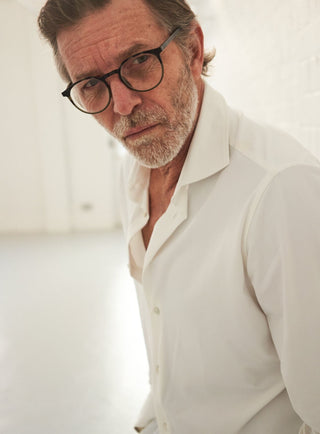 Men's sustainable white shirt UK