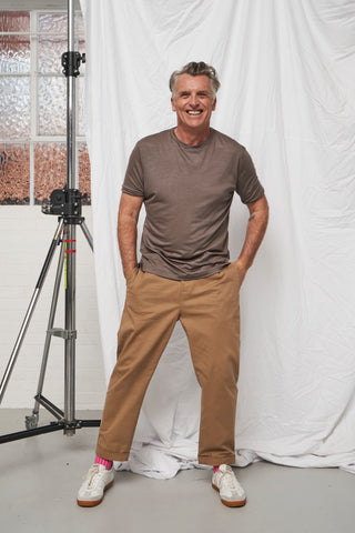 ZQ Merino Oatmeal Super 120s Stretch T-Shirt