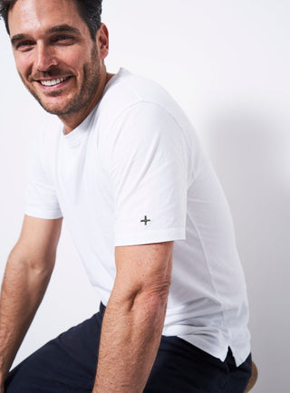 sustainable menswear white tshirt 