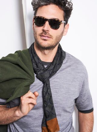 carbon neutral printed scarf